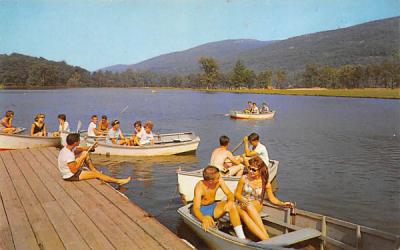 The Fallsview Lake Ellenville, New York Postcard