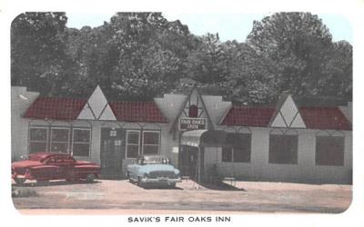 Savik's Fair Oaks Inn New York Postcard