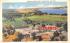 Airplane View Fort Ticonderoga, New York Postcard