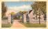 Entrance Lodge Fort Ticonderoga, New York Postcard