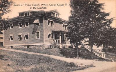 Board of Water Supply Office Grand Gorge, New York Postcard