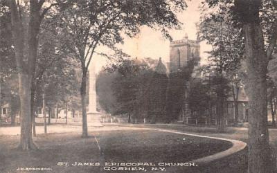 St James Episcopal Church Goshen, New York Postcard