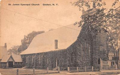 St James Episcopal Church Goshen, New York Postcard