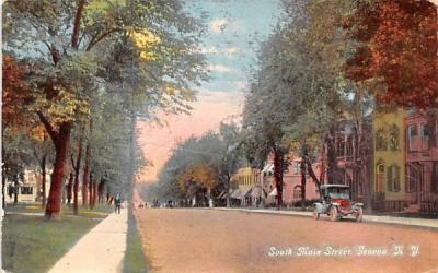 South Main Street Geneva, New York Postcard