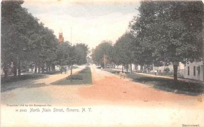 North Main Street Geneva, New York Postcard