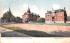 St Francis de Sales Church and School Geneva, New York Postcard