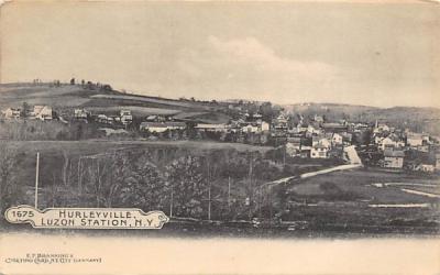 Luzon Station Hurleyville, New York Postcard