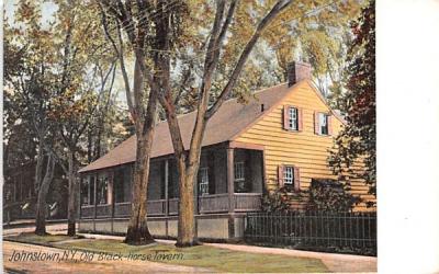 Old Black Horse Tavern Johnstown, New York Postcard