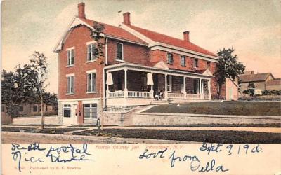 Fulton County Jail Johnstown, New York Postcard