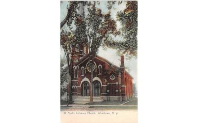 St Paul's Lutheran Church Johnstown, New York Postcard