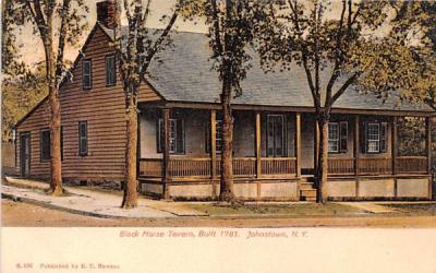 Black Horse Tavern Johnstown, New York Postcard