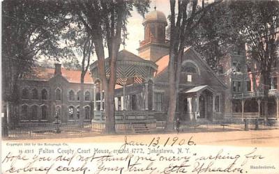 Fulton County Court House Johnstown, New York Postcard