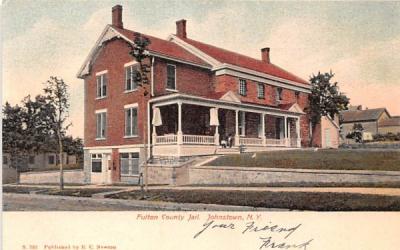 Fulton County Jail Johnstown, New York Postcard