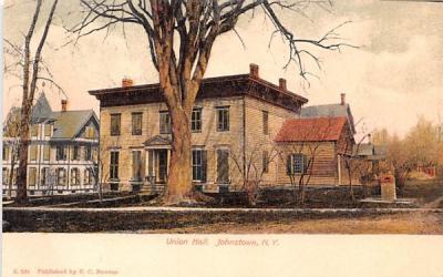 Union Hall Johnstown, New York Postcard