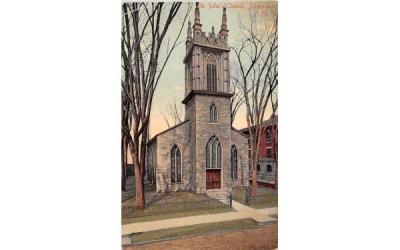 St John's Church Johnstown, New York Postcard