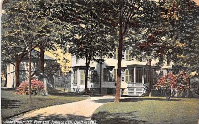 Fort & Johnson Hall Johnstown, New York Postcard