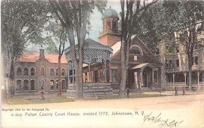 Fulton County Court House Johnstown, New York Postcard