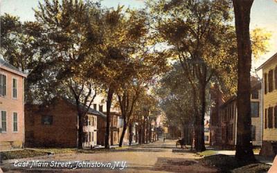 East Main Street Johnstown, New York Postcard