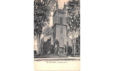 St John's Church Johnstown, New York Postcard