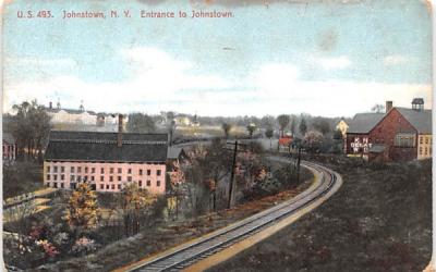 Entrance Johnstown, New York Postcard