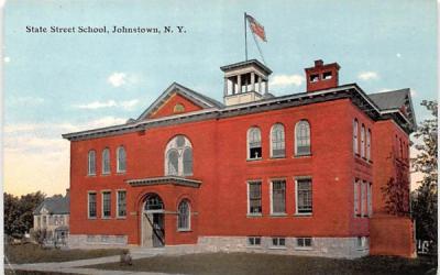 State Street School Johnstown, New York Postcard