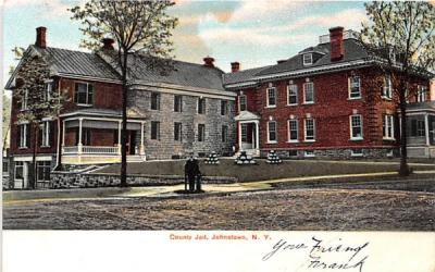 County Jail Johnstown, New York Postcard