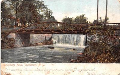 Cayadutta Falls Johnstown, New York Postcard