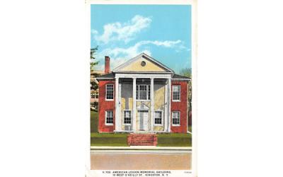 American Legion Memorial Building Kingston, New York Postcard