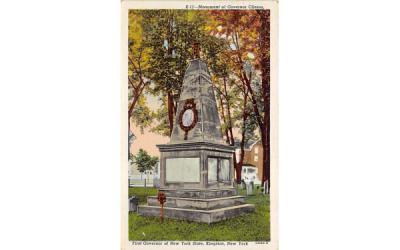 Governor Clinton Monument Kingston, New York Postcard