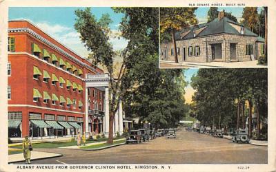 Albany Avenue Kingston, New York Postcard