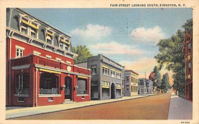 Fair Street Kingston, New York Postcard