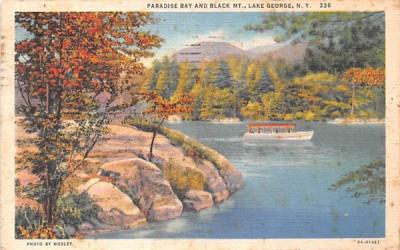 Paradise Bay Lake George, New York Postcard