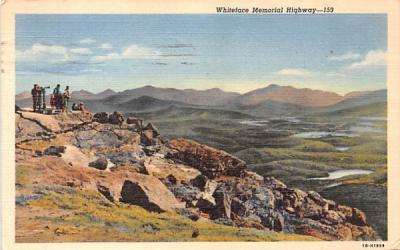 Whiteface Memorial Highway Lake Placid, New York Postcard