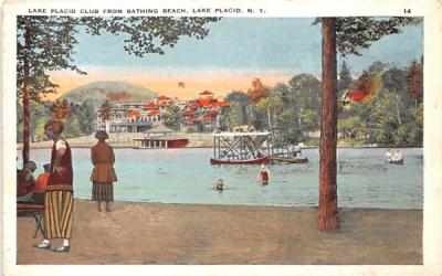 Lake Placid Club New York Postcard