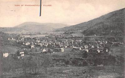 Margaretville Village New York Postcard