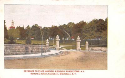 State Hospital Middletown, New York Postcard