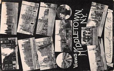 Views of Middletown, New York Postcard