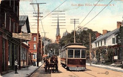 Main Street Middletown, New York Postcard