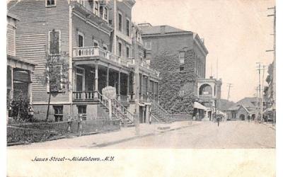 James Street Middletown, New York Postcard