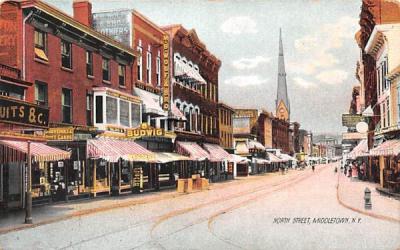 North Street Middletown, New York Postcard