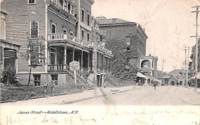 James Street Middletown, New York Postcard