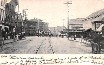 Franklin Square Middletown, New York Postcard