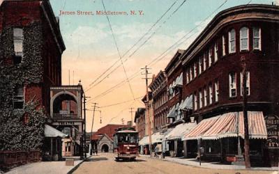 James Street Middletown, New York Postcard