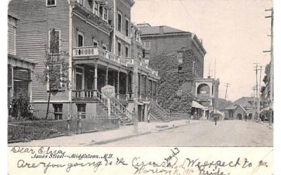 James Street Middletown, New York Postcard