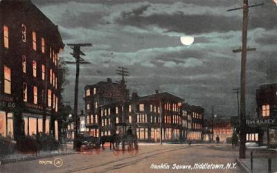 Franklin Square Middletown, New York Postcard