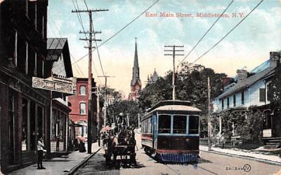 East Main Street Middletown, New York Postcard