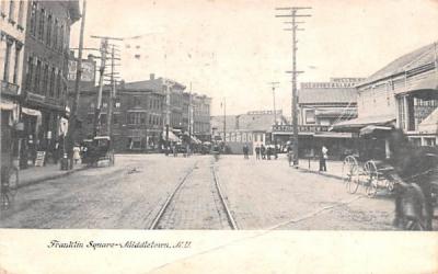 Franklin Square Middletown, New York Postcard