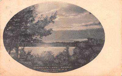 Kiamesha Lake Monticello, New York Postcard