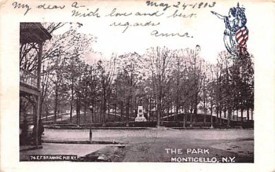 The Park Monticello, New York Postcard