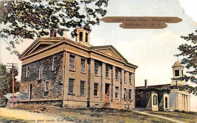 Court House Monticello, New York Postcard